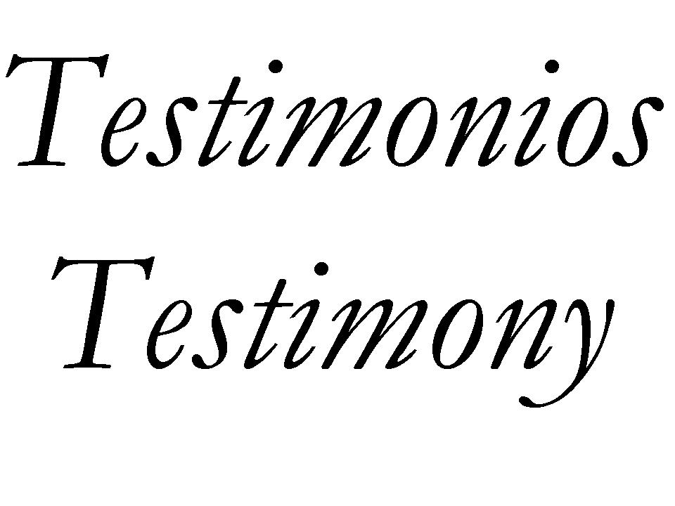 Nueva Seccin: Testimonios!!