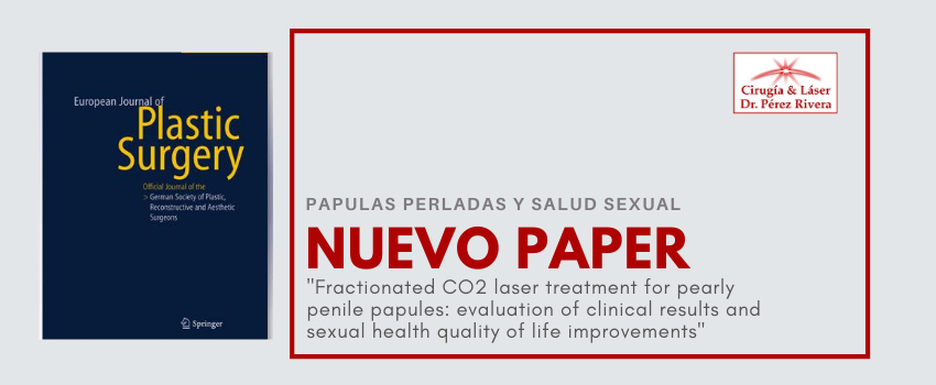 Nueva publicación en European Journal of Plastic Surgery